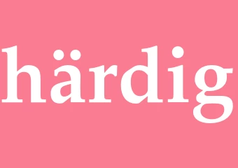 Synonym härdig