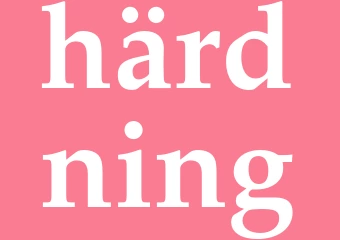 Synonym härdning