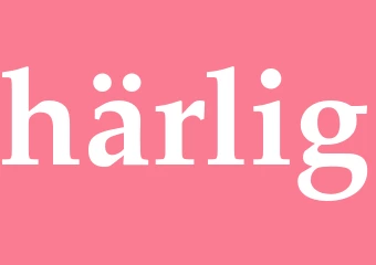 Synonym härlig
