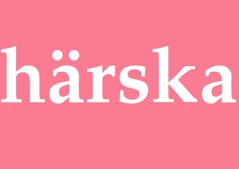 Synonym härska
