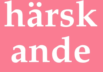 Synonym härskande