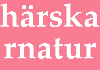 Synonym härskarnatur