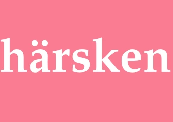 Synonym härsken