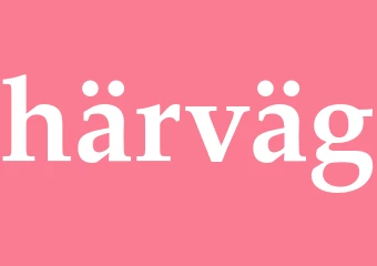 Synonym härväg