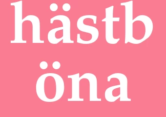 Synonym hästböna