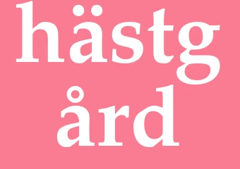Synonym hästgård