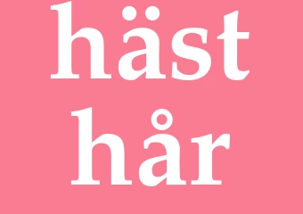 Synonym hästhår