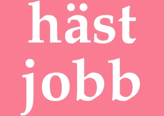 Synonym hästjobb