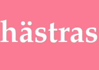 Synonym hästras