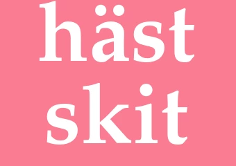 Synonym hästskit