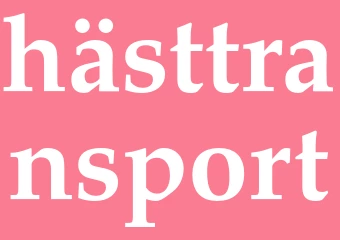 Synonym hästtransport