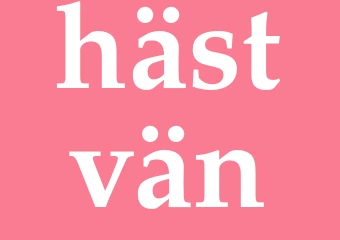 Synonym hästvän