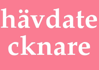 Synonym hävdatecknare