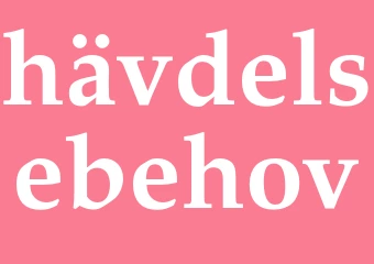 Synonym hävdelsebehov