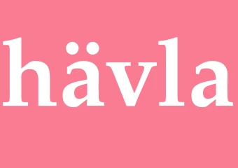 Synonym hävla