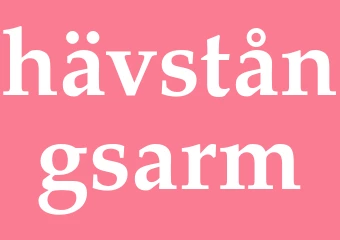 Synonym hävstångsarm