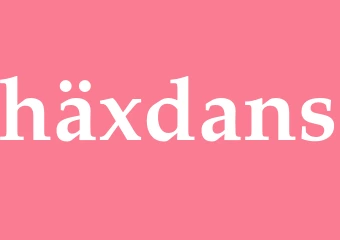 Synonym häxdans