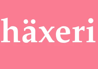 Synonym häxeri