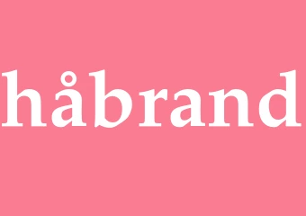Synonym håbrand