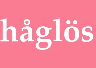 Synonym håglös