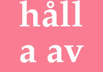 Synonym hålla av