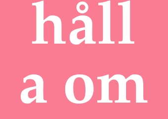 Synonym hålla om