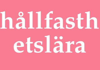 Synonym hållfasthetslära