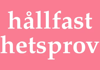 Synonym hållfasthetsprov