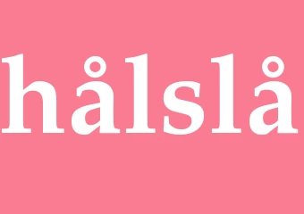 Synonym hålslå