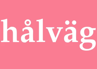 Synonym hålväg
