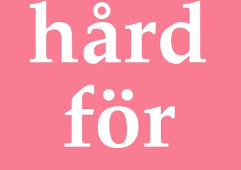 Synonym hårdför