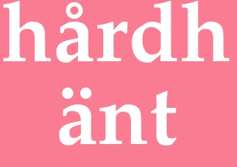 Synonym hårdhänt