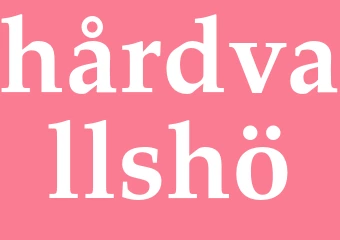 Synonym hårdvallshö