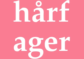 Synonym hårfager