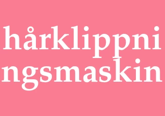 Synonym hårklippningsmaskin