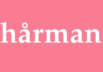 Synonym hårman