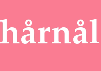 Synonym hårnål