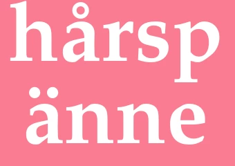 Synonym hårspänne