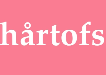 Synonym hårtofs