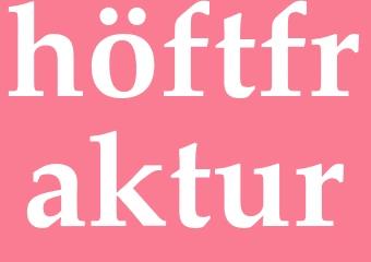 Synonym höftfraktur