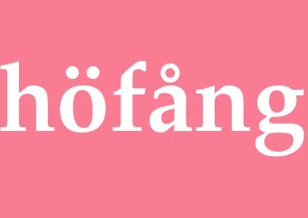 Synonym höfång