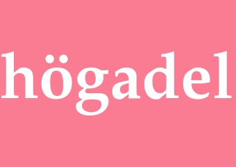Synonym högadel