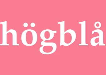 Synonym högblå