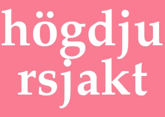 Synonym högdjursjakt