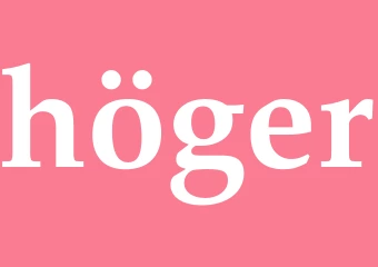 Synonym höger