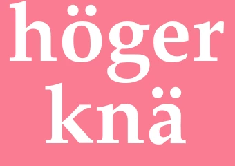 Synonym högerknä
