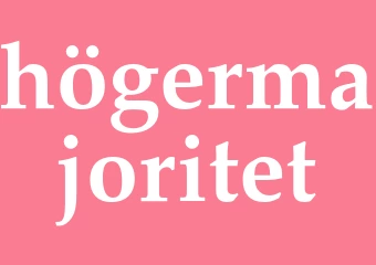 Synonym högermajoritet