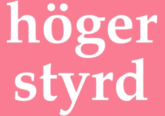 Synonym högerstyrd