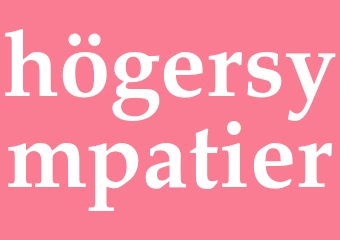 Synonym högersympatier