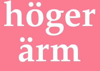 Synonym högerärm